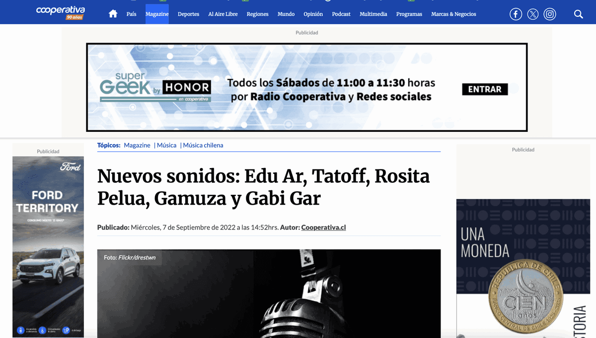 Recorte de prensa